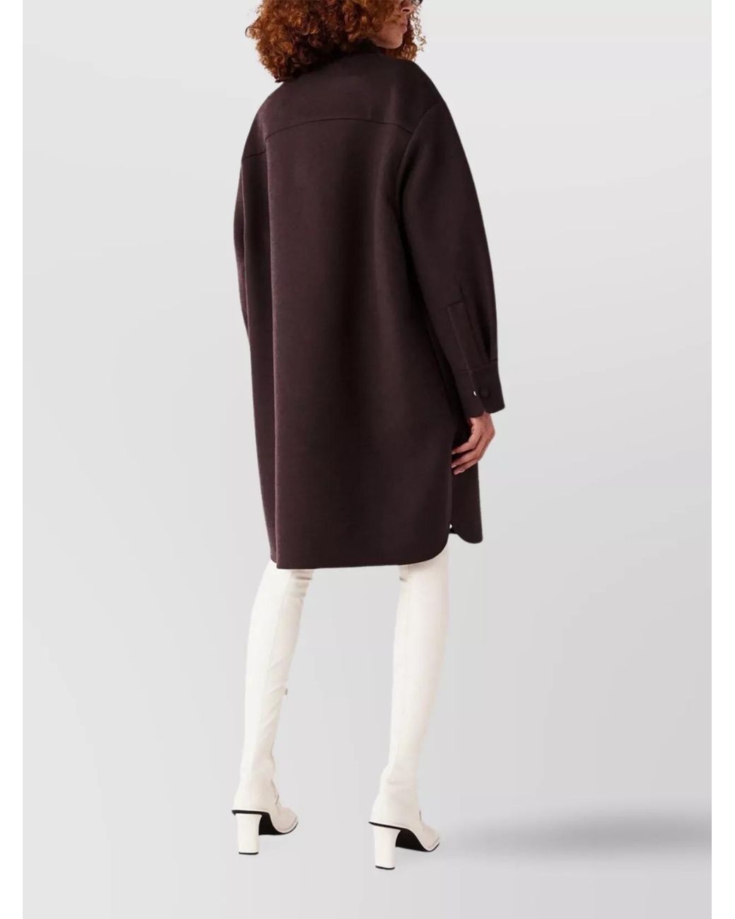 Stella McCartney Red Long-Sleeve Knee-Length Overshirt