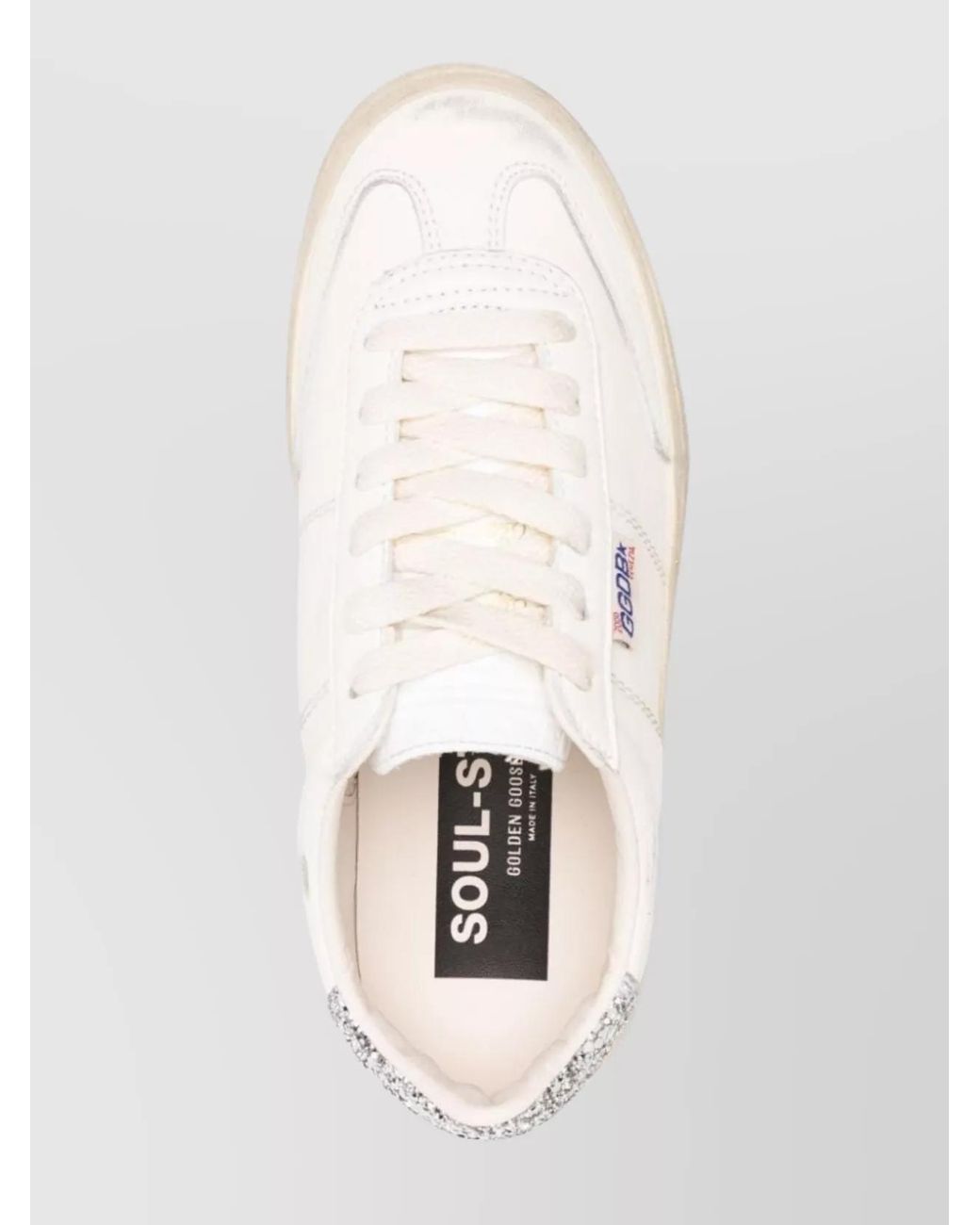 Golden Goose Deluxe Brand Natural Leather Soul Star Low-Top Sneakers