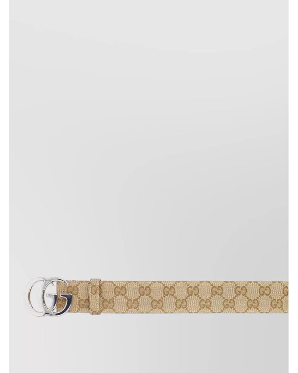 Gucci Natural Gg Jacquard Fabric Belt for men