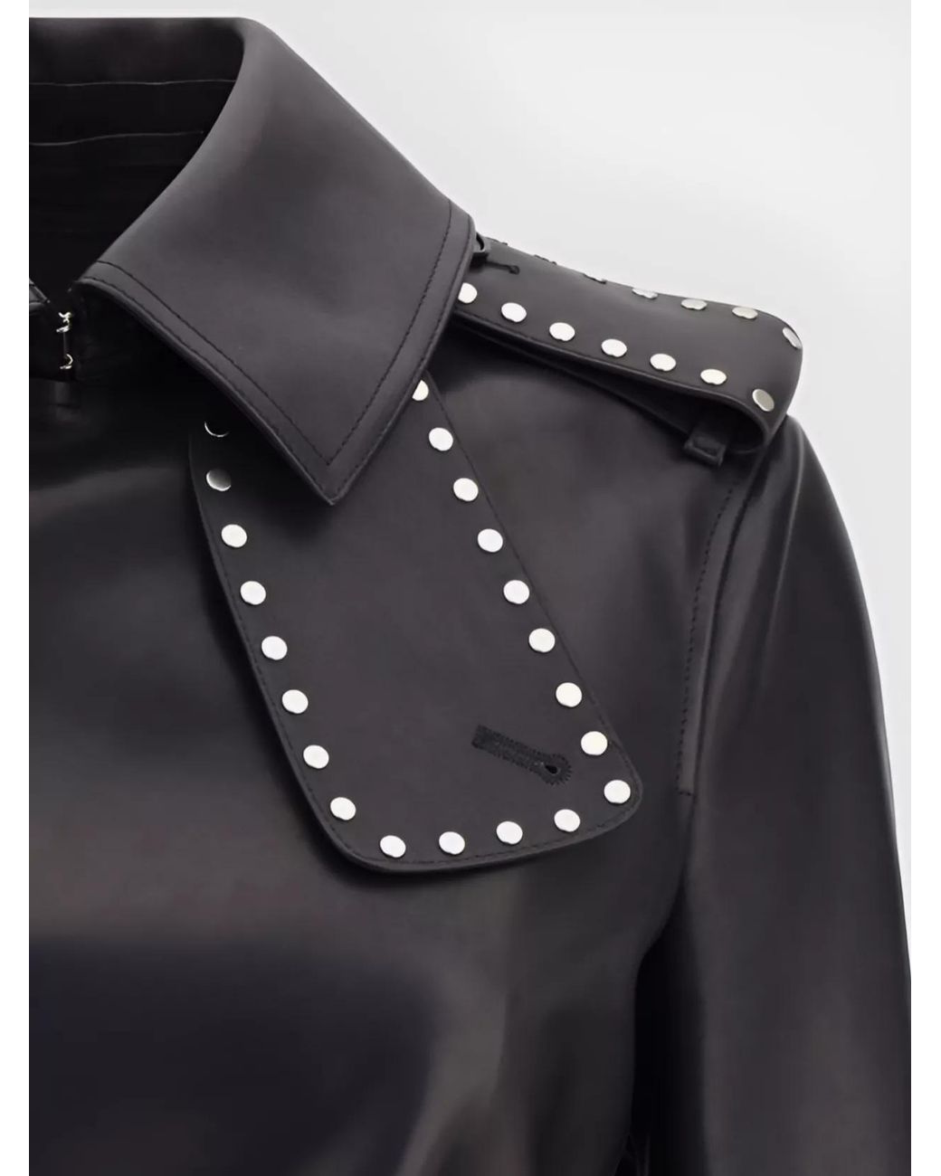 Burberry Black Leather Jacket