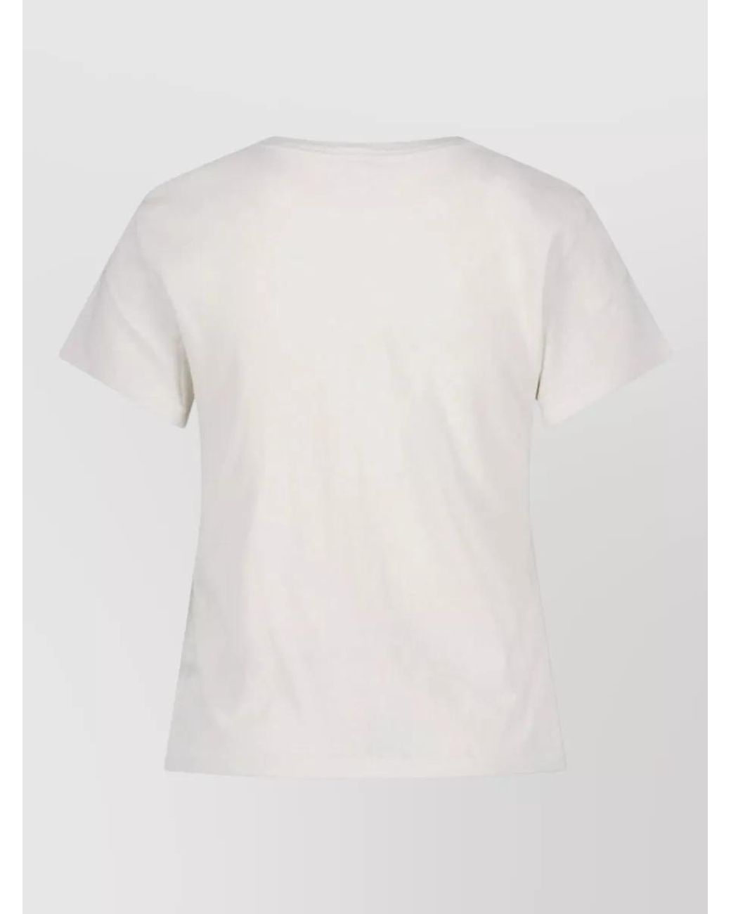 Re/done Natural Short Sleeve T-Shirt