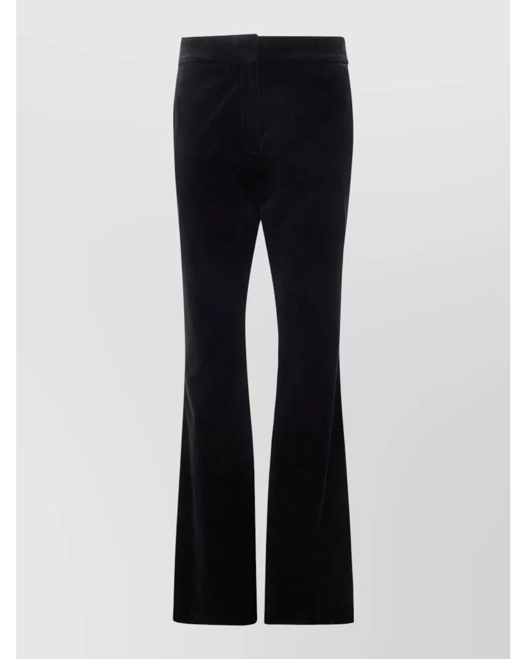 Golden Goose Deluxe Brand Black Velvet Slightly Flared Trousers