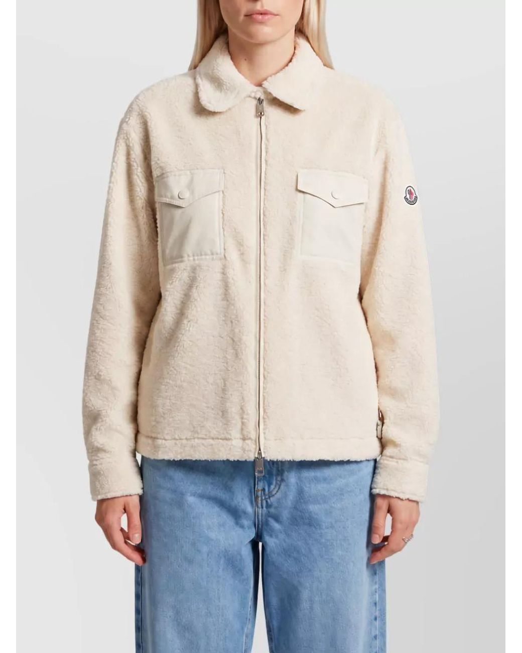 Moncler Blue Teddy Jacket