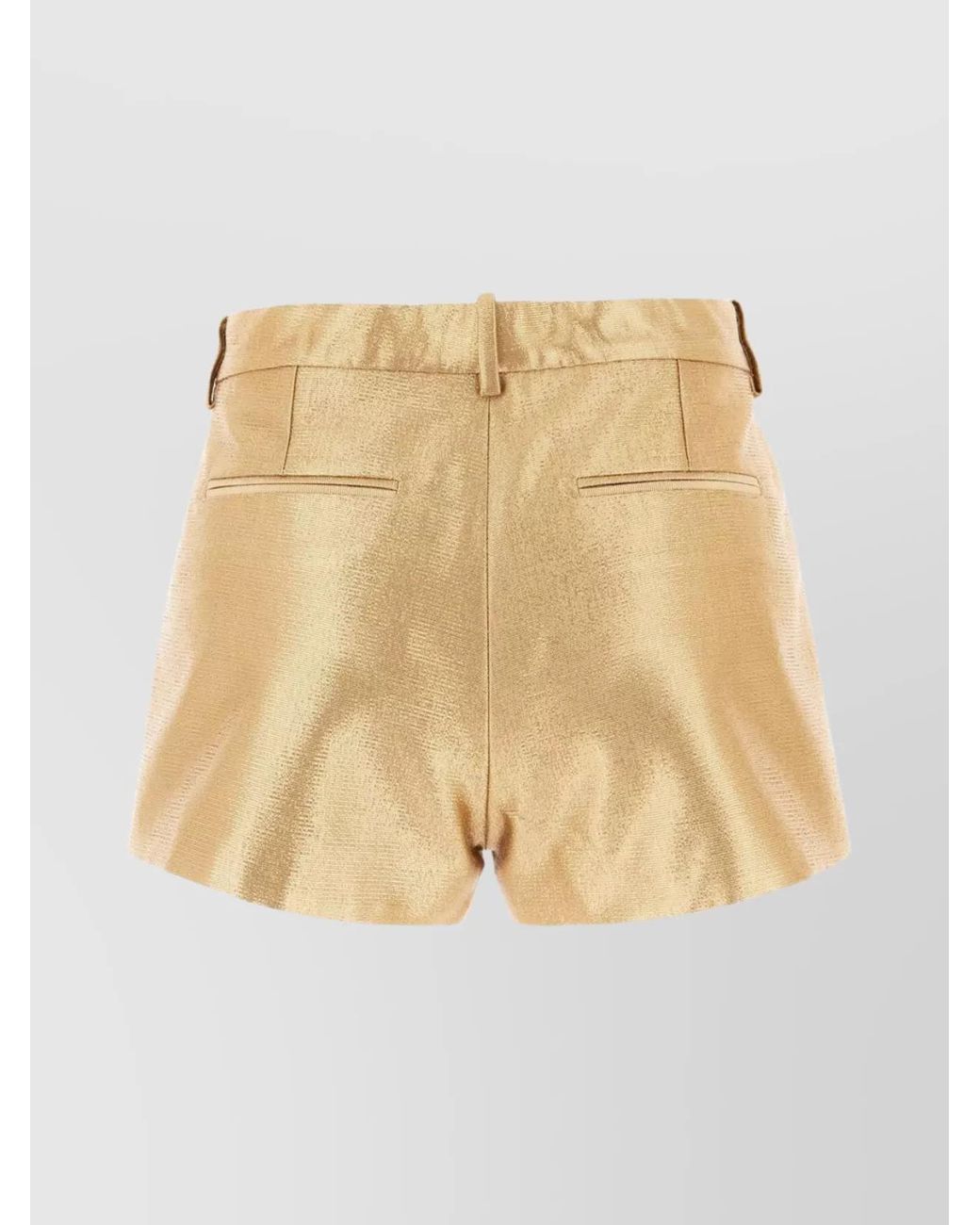 Tom Ford Natural Wool Tailored Shorts
