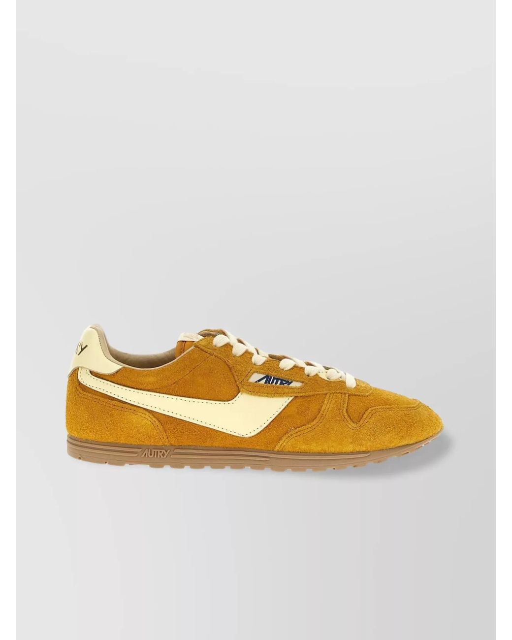 Autry Metallic Suede Low-Top Sneakers for men