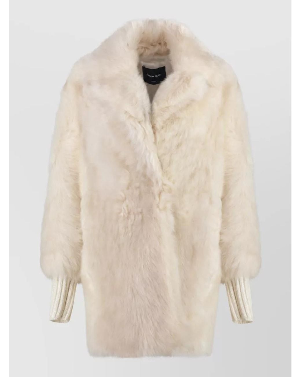 Fabiana Filippi Natural Shearling Coat