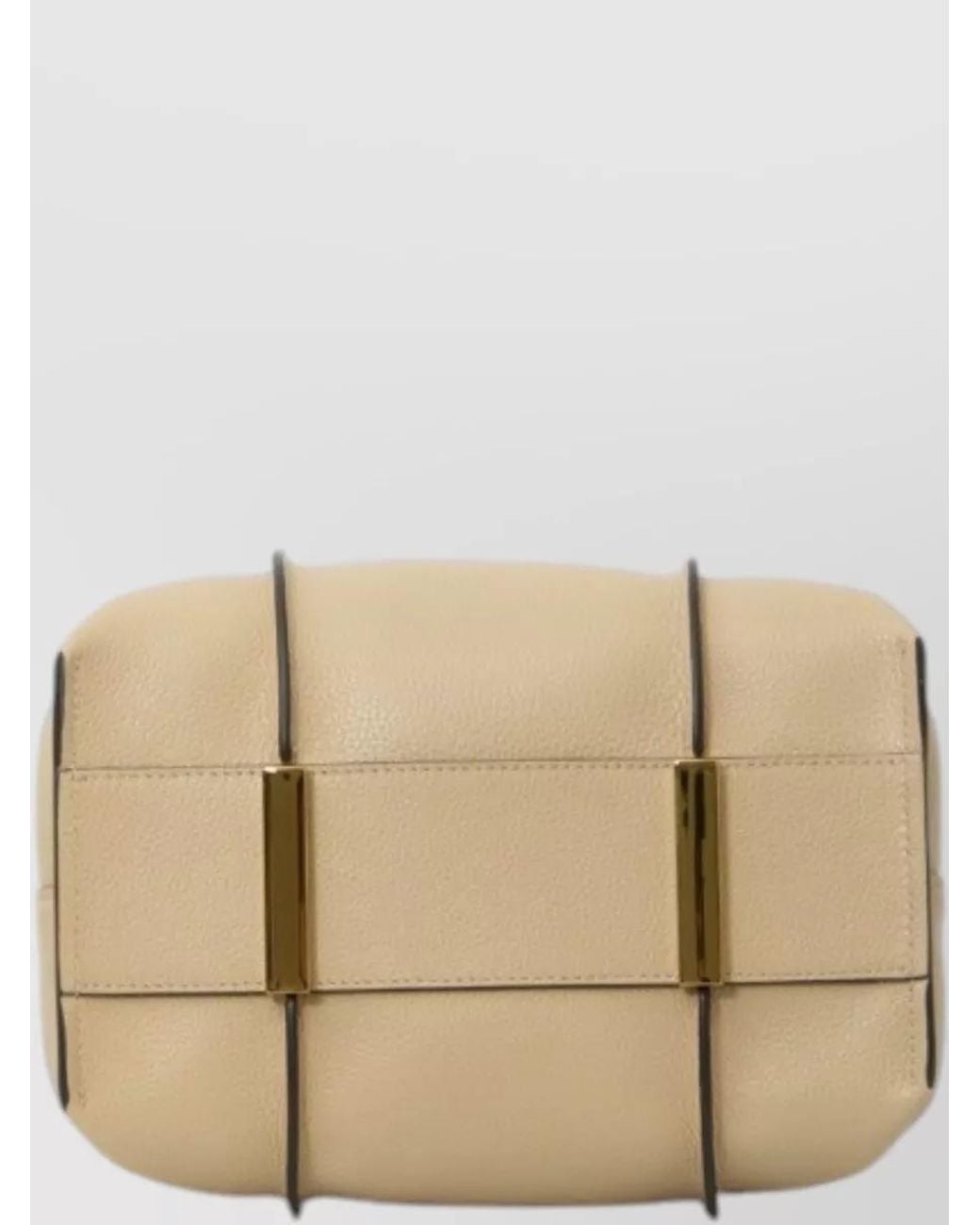 Tod's Natural T Timeless Mini Leather Bucket Bag