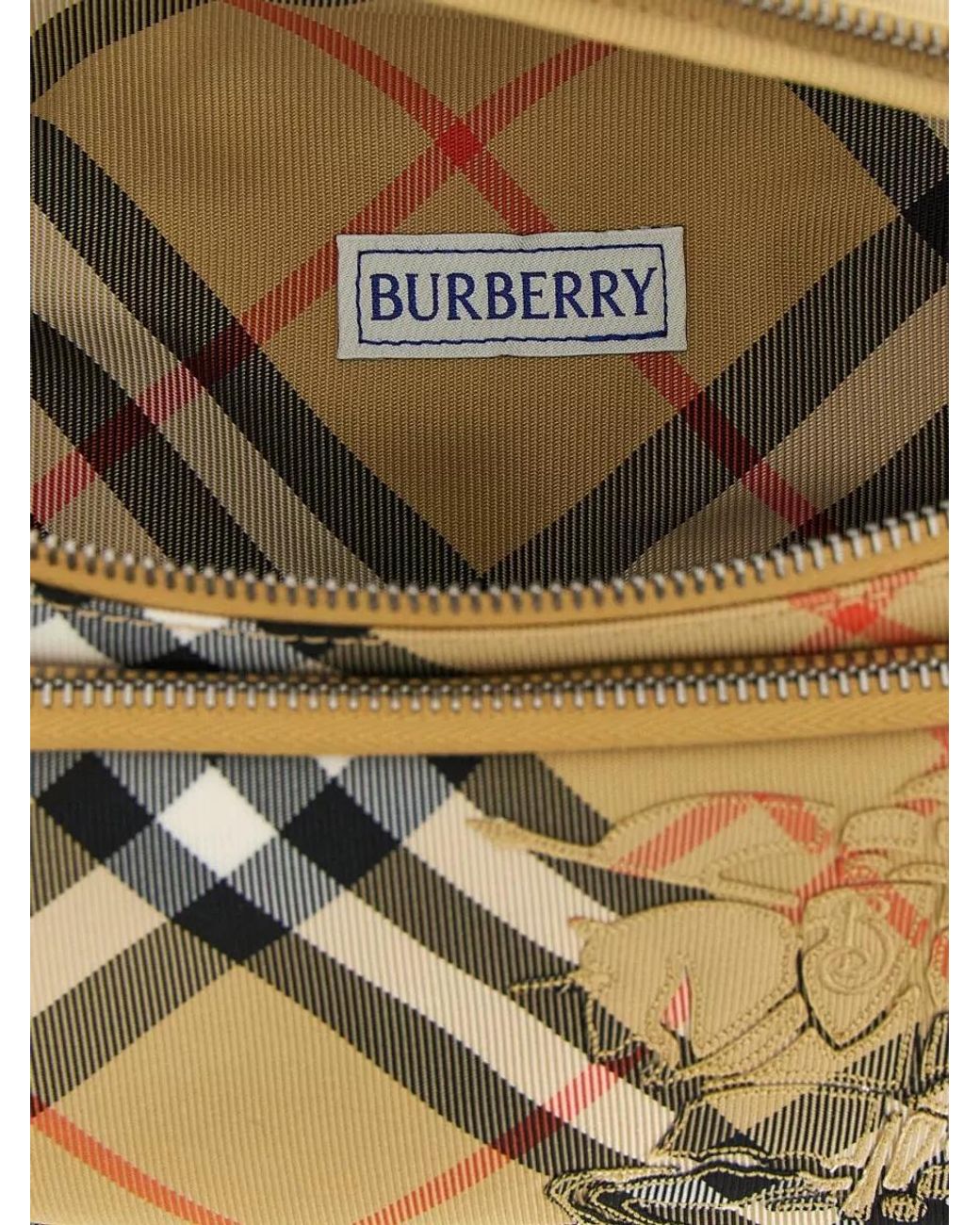 Burberry Metallic Check Crossbody Bag for men
