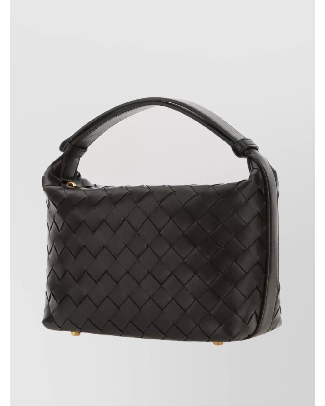 Bottega Veneta Black Mini Wallace Handbag