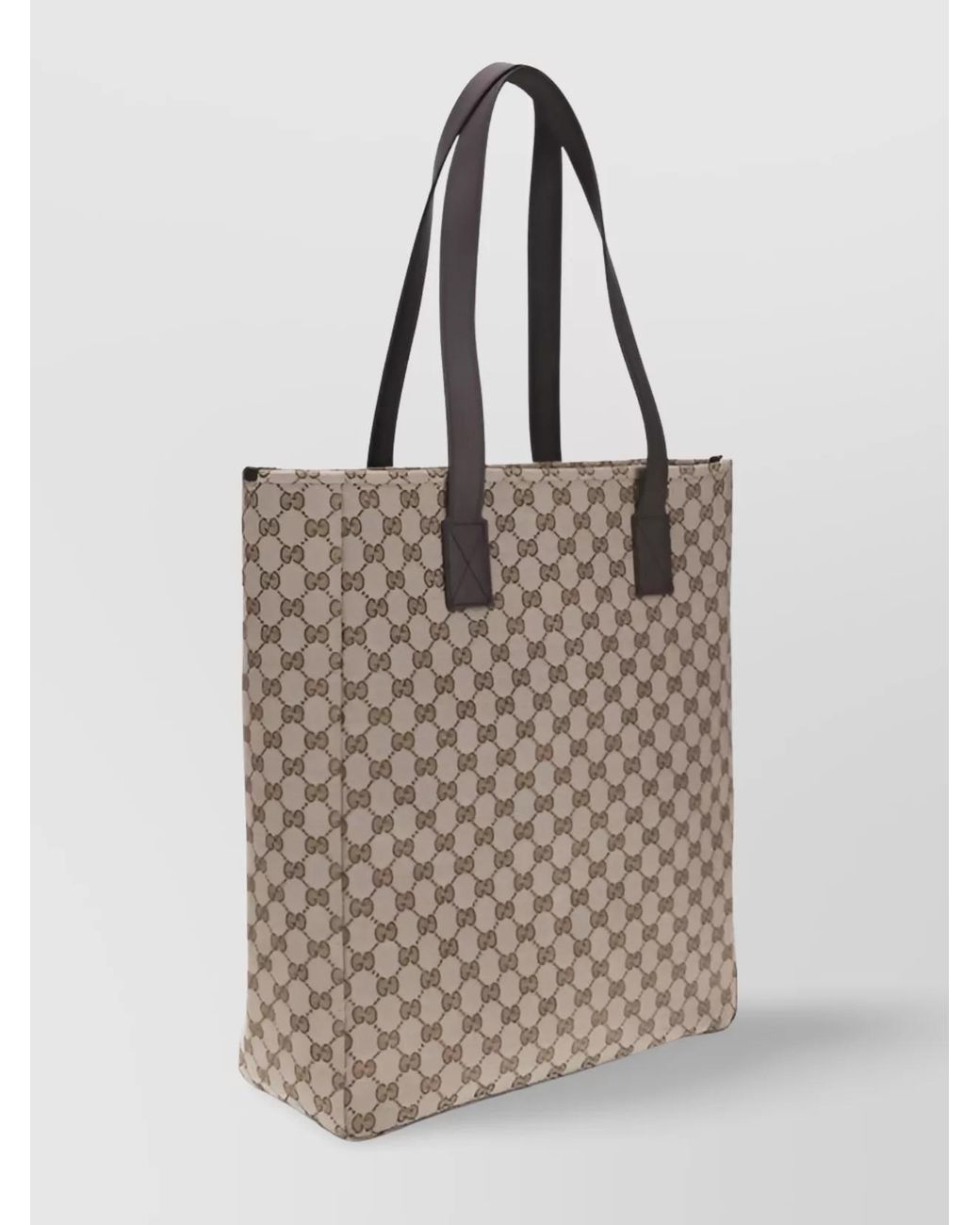 Gucci Natural Monogram Canvas Tote Bag for men