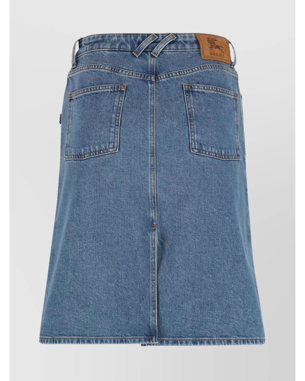 Burberry Blue Denim Skirt