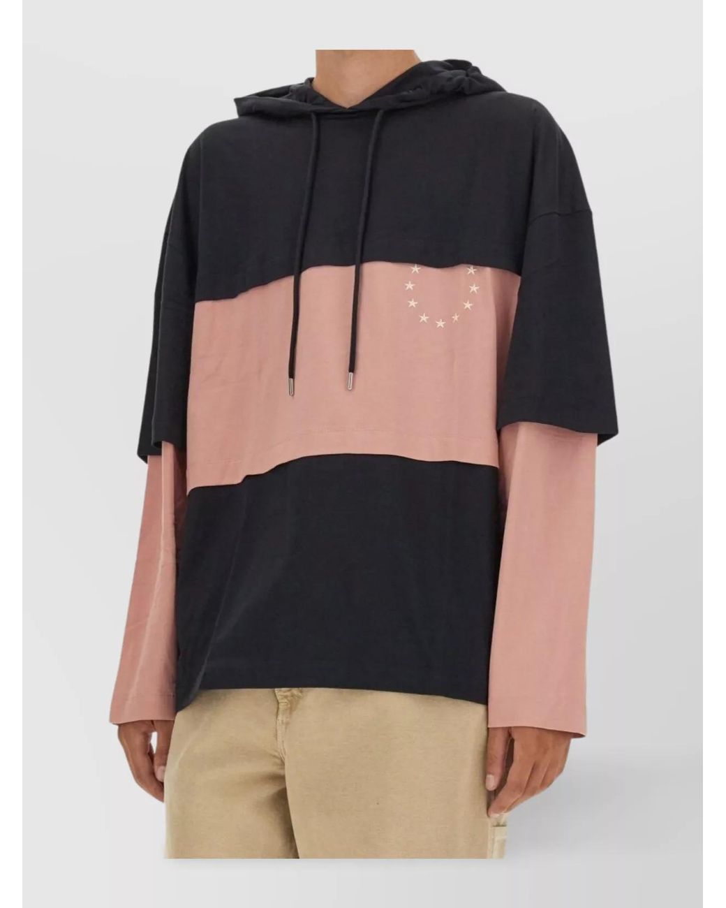 Etudes Studio White Oversized Hoodie for men