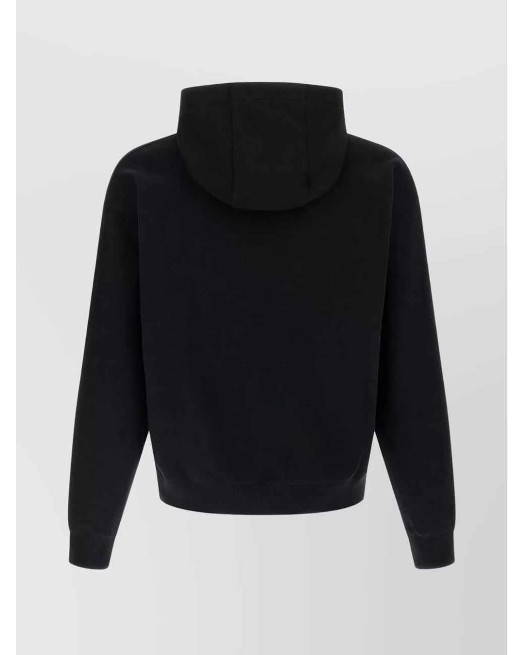 Versace Blue Cotton Medusa Patch Hoodie for men