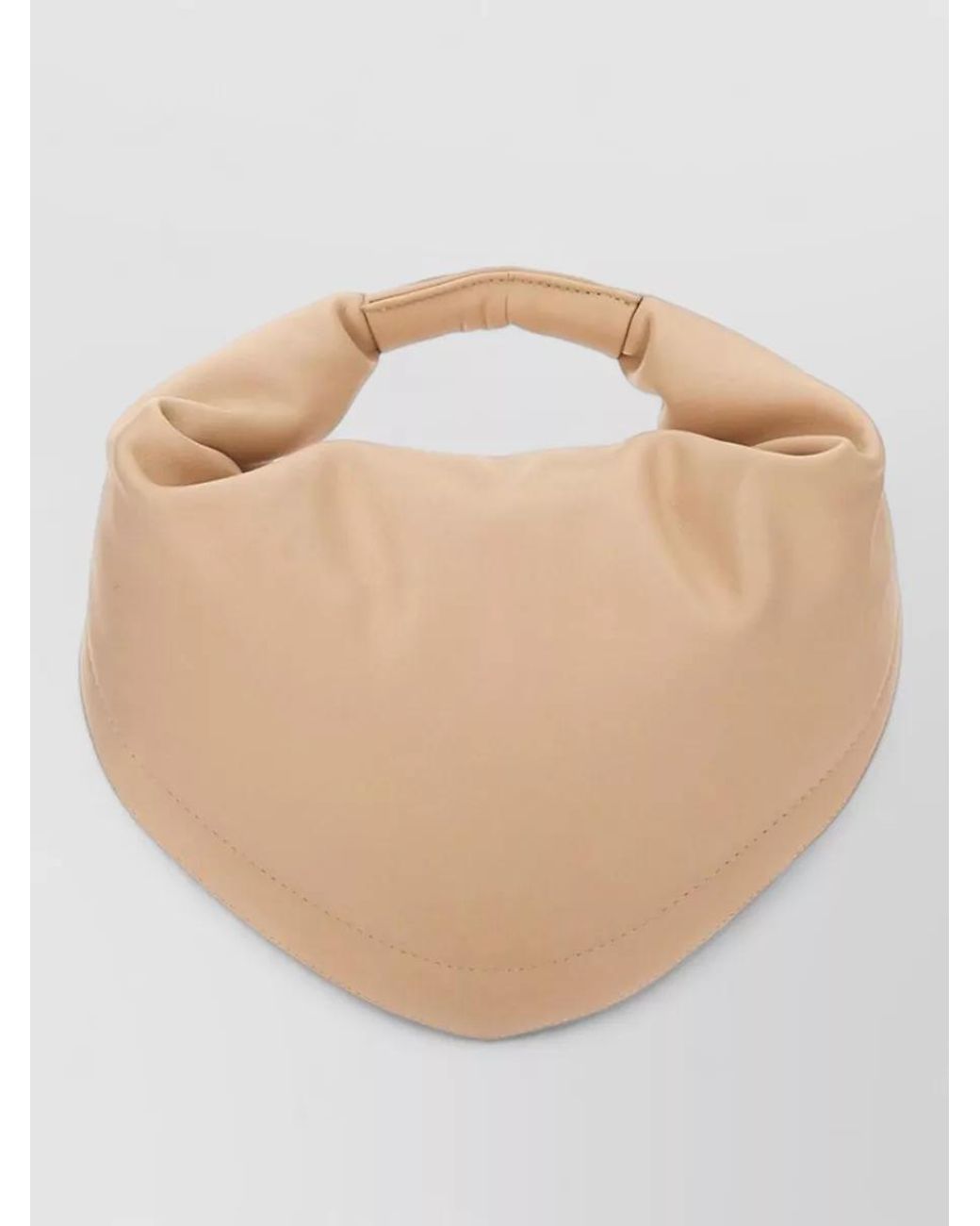 FEDERICO CINA Natural Calfskin Midi Cupcake Crossbody Bag