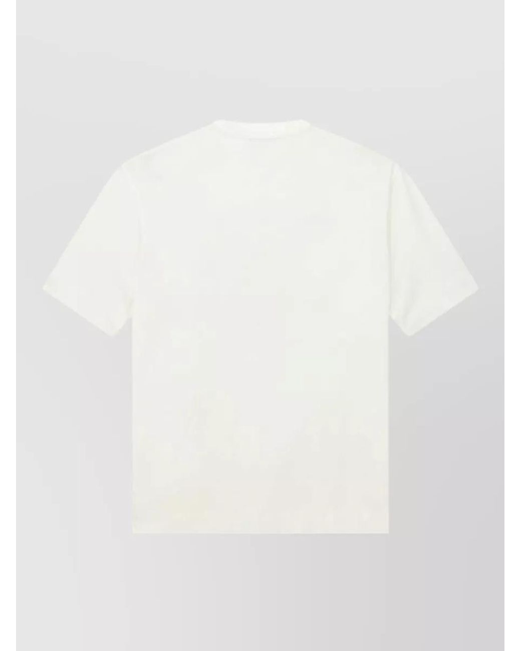 Emporio Armani White Jersey Logo-Print Short-Sleeve T-Shirt for men