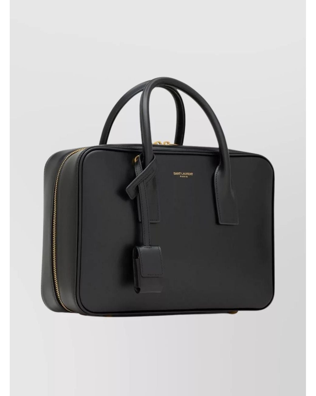 Saint Laurent Black Sac De Jour Small Leather Shoulder Bag