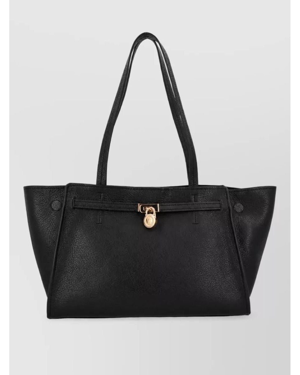 Michael Kors Black Voyager Leather Tote Bag
