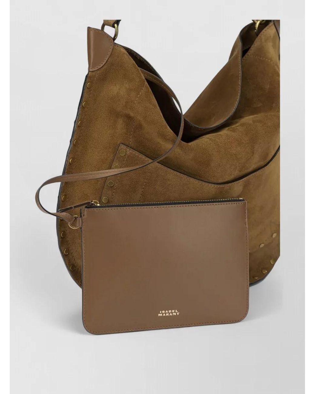 Isabel Marant Brown Medium Suede Tote Bag