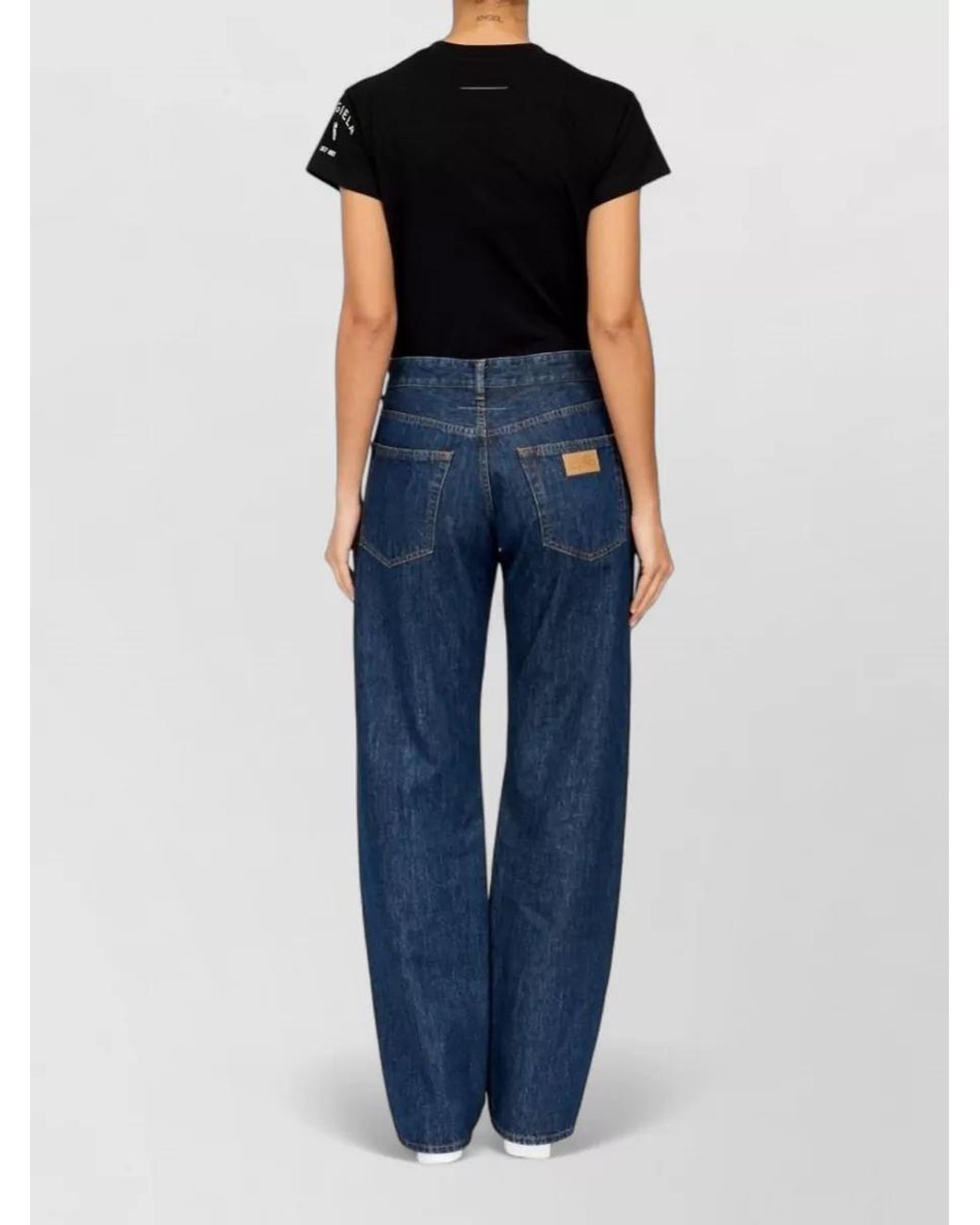 MM6 by Maison Margiela Blue Denim Barrel Jeans