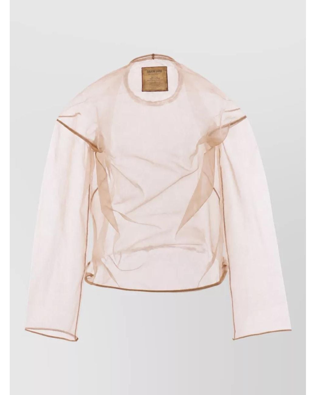 Uma Wang Natural Cashmere Turtleneck Sweater