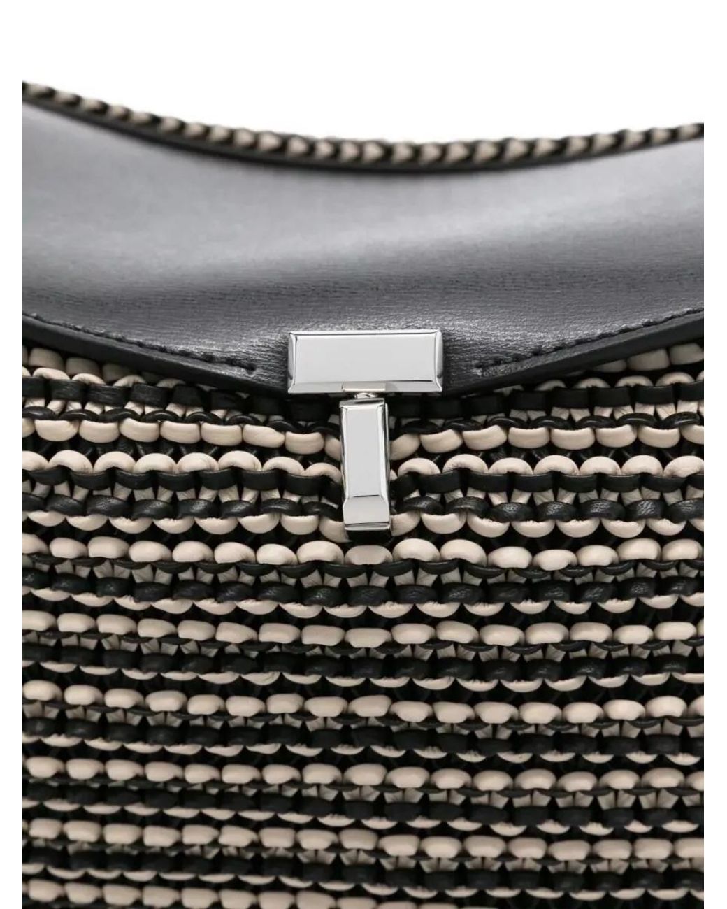 Totême  Gray Leather Shoulder Bag
