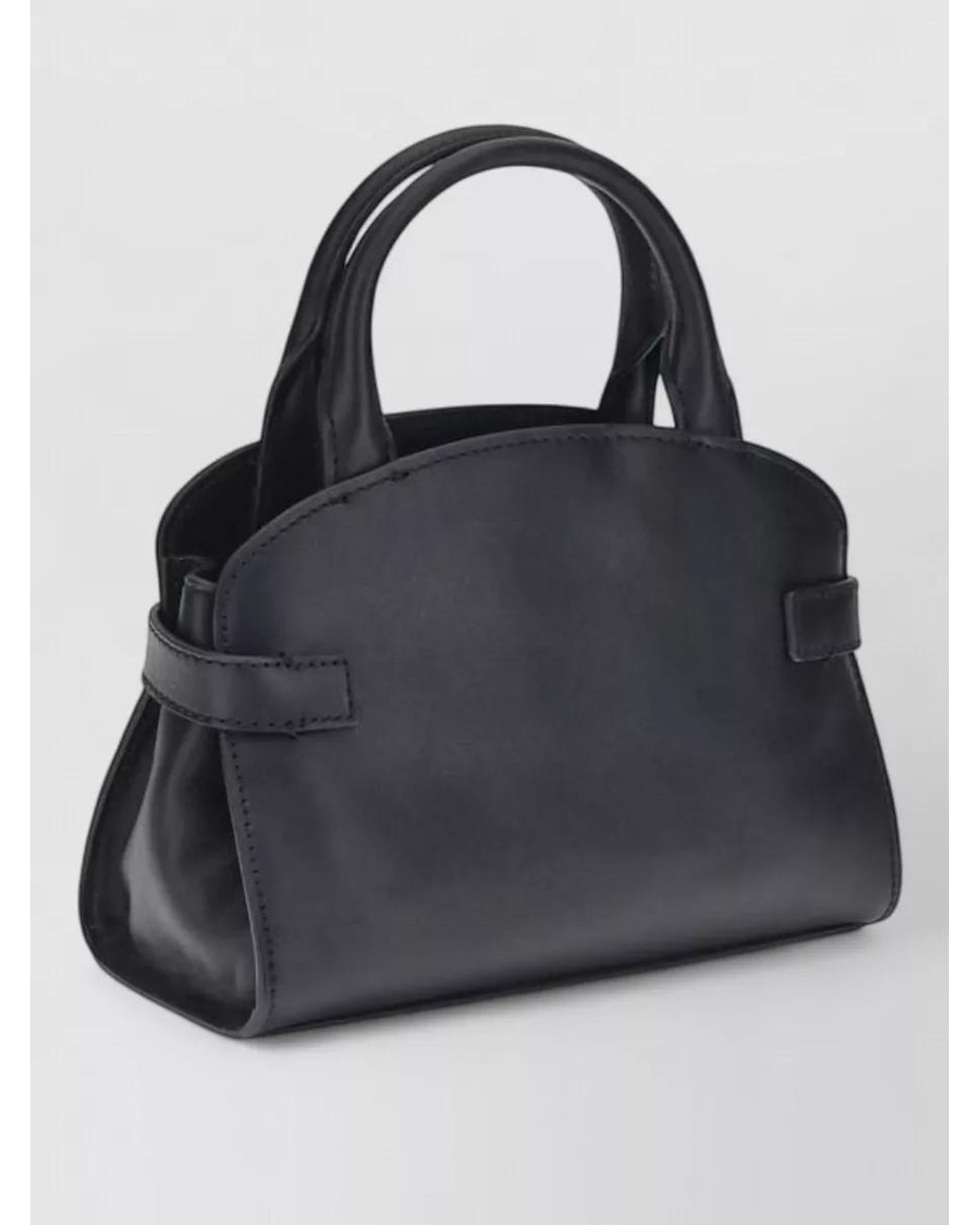 Coccinelle Black Calf Leather Mini Bag