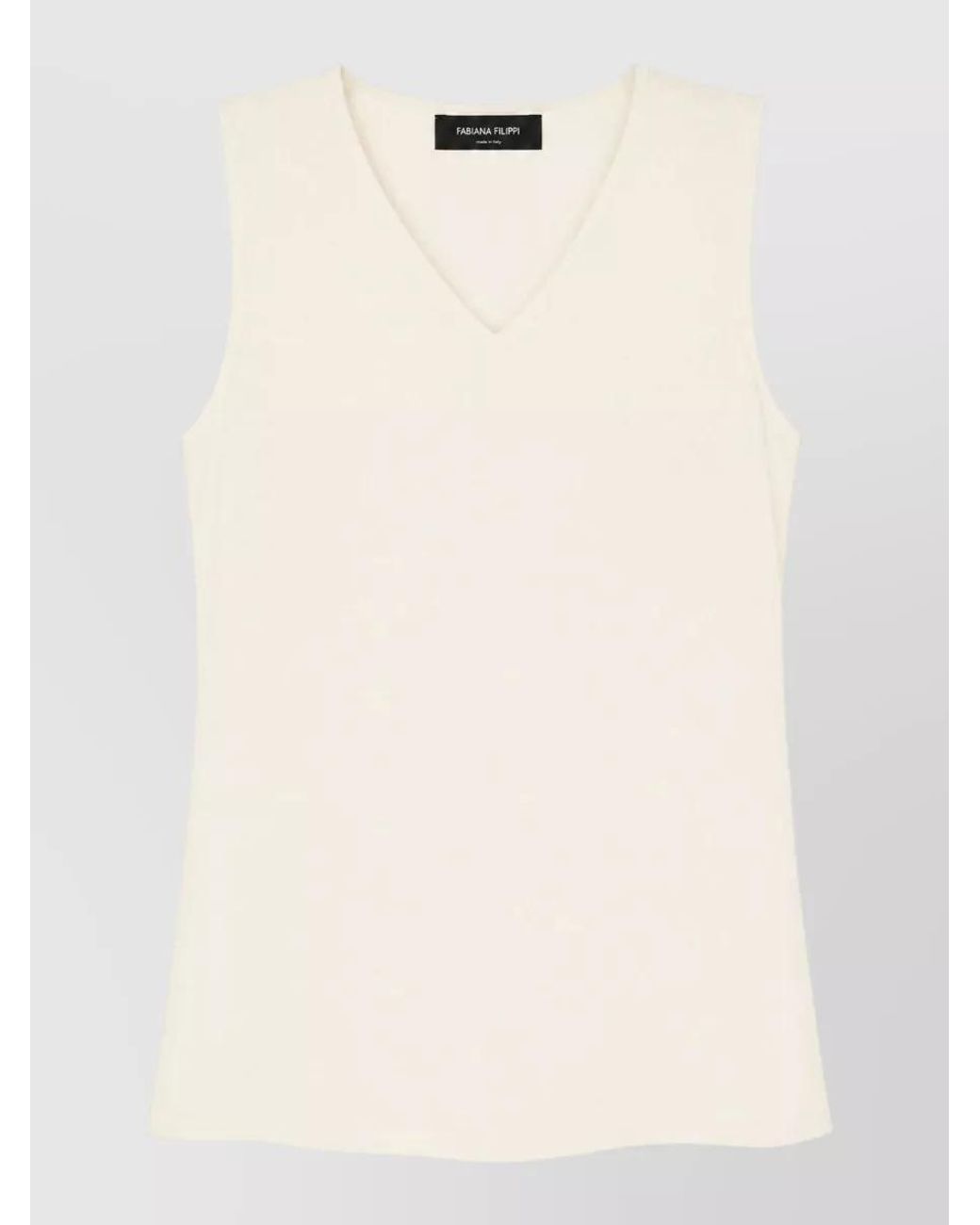 Fabiana Filippi Natural Silk Blend Top