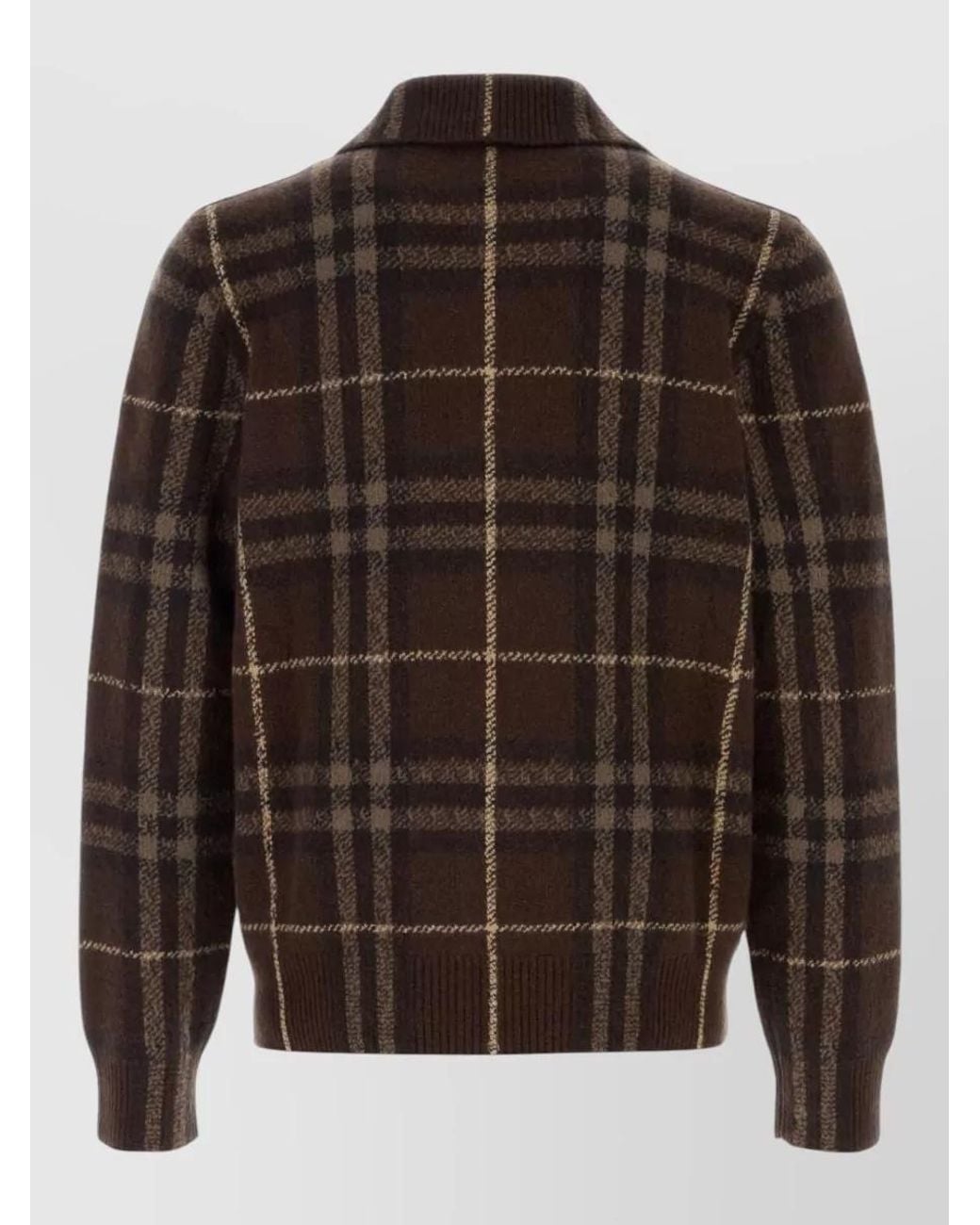 Burberry Brown Cashmere Cardigan for men