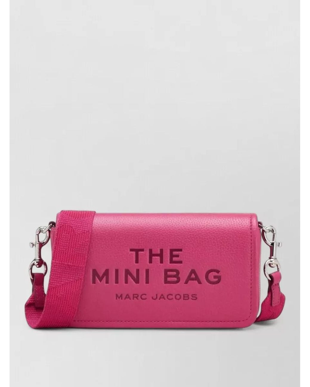 Marc Jacobs Pink The Mini Sack Leather Cross-Body Bag