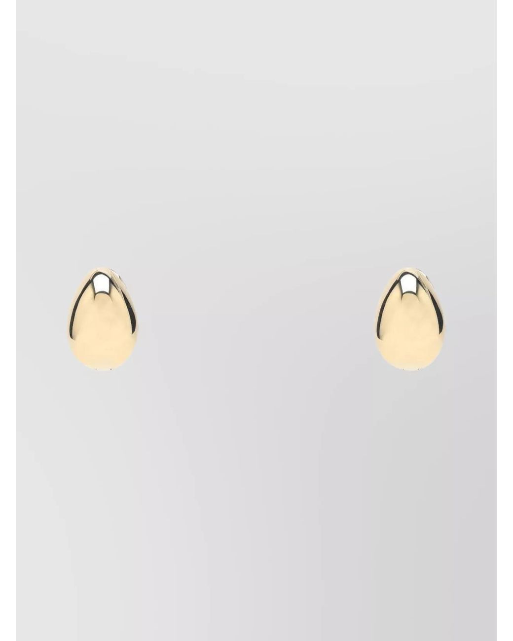 Coperni Metallic Logo Earrings