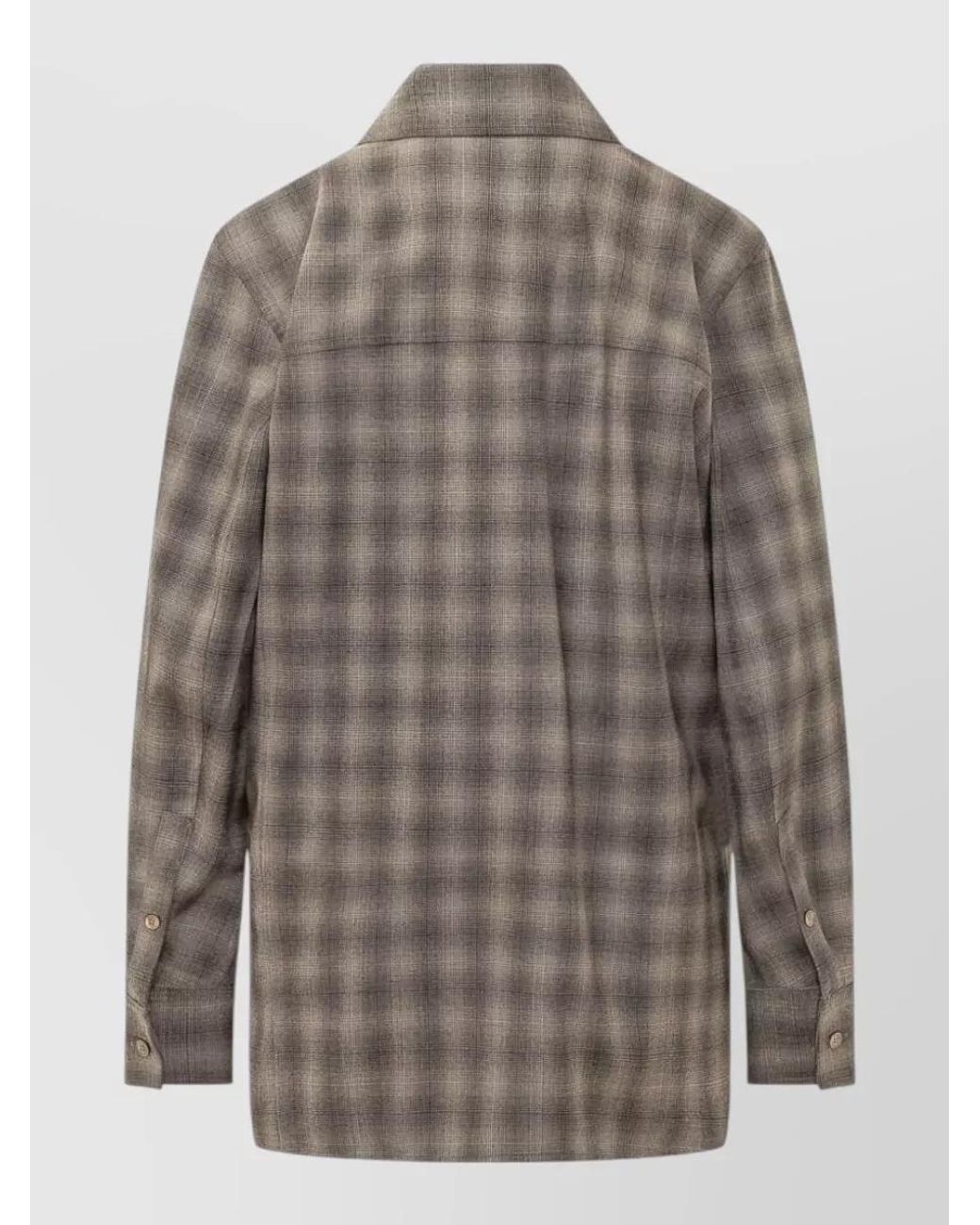 Seafarer Gray Virgin Wool Fitted Jacket