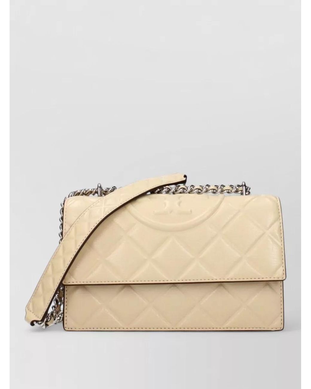 Tory Burch Natural Leather Clutch Bag