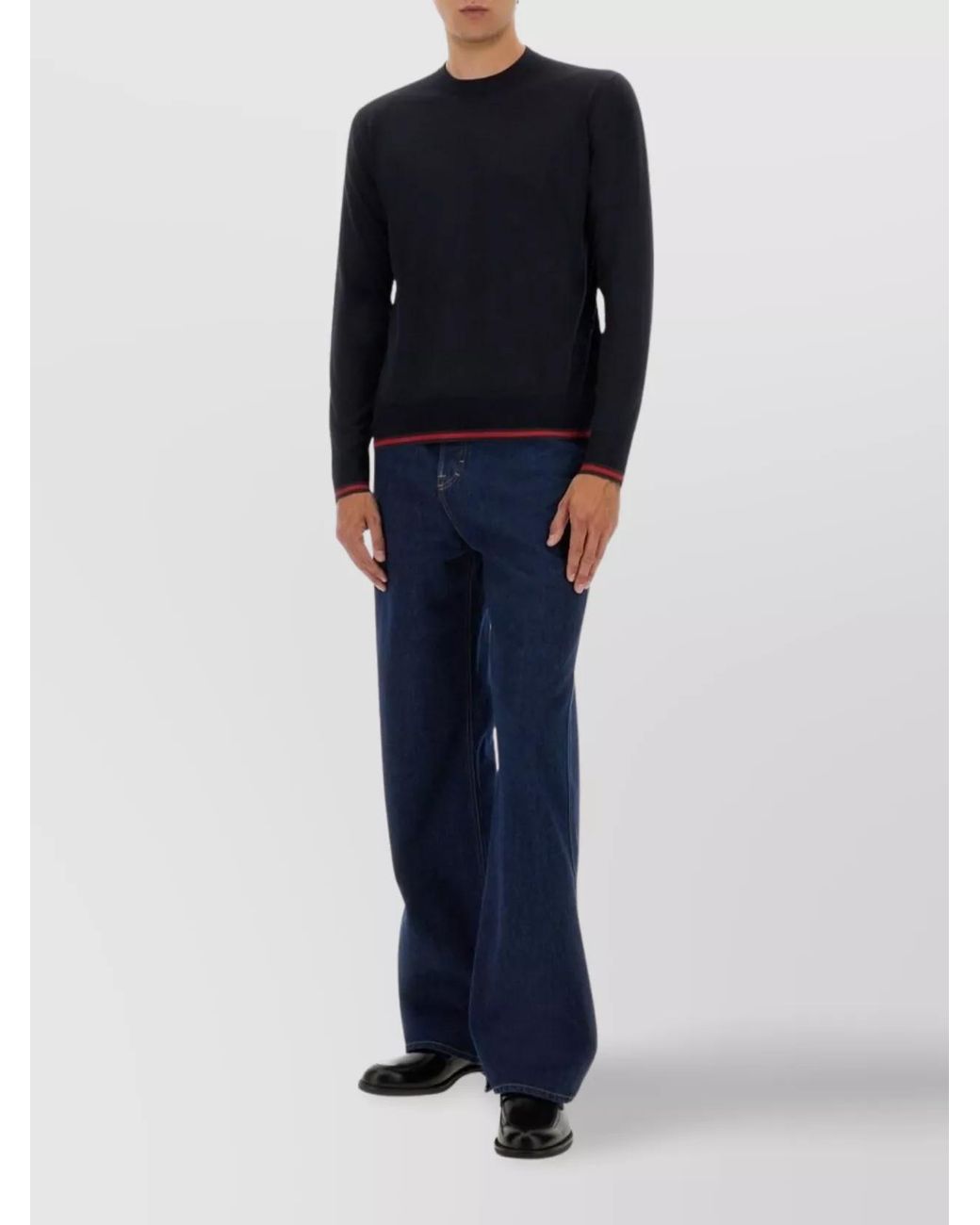 Gucci Blue Wool Jumper for men