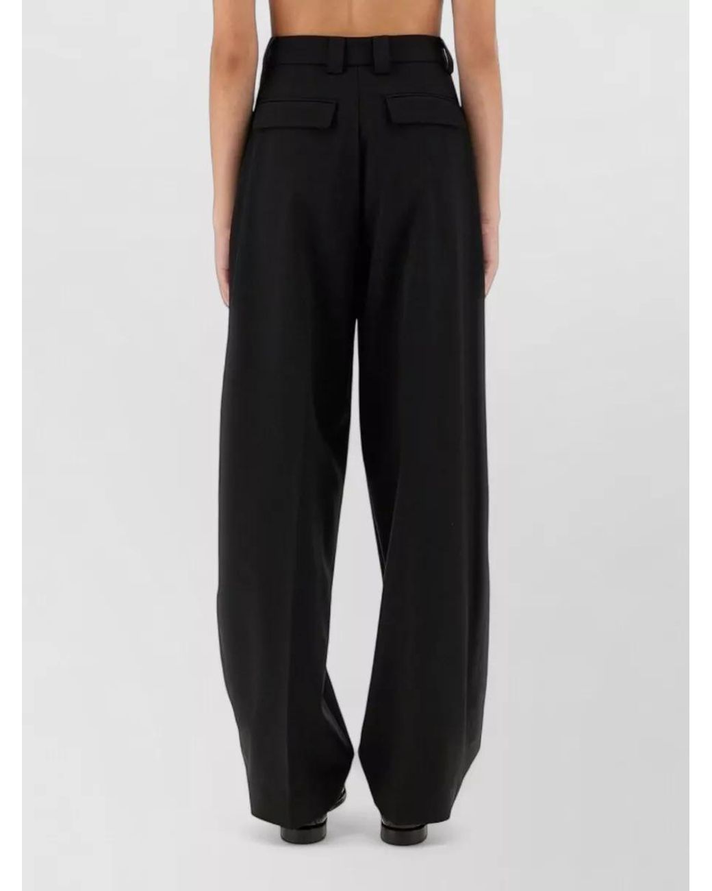 Thelatest Black Wide-Leg Trousers