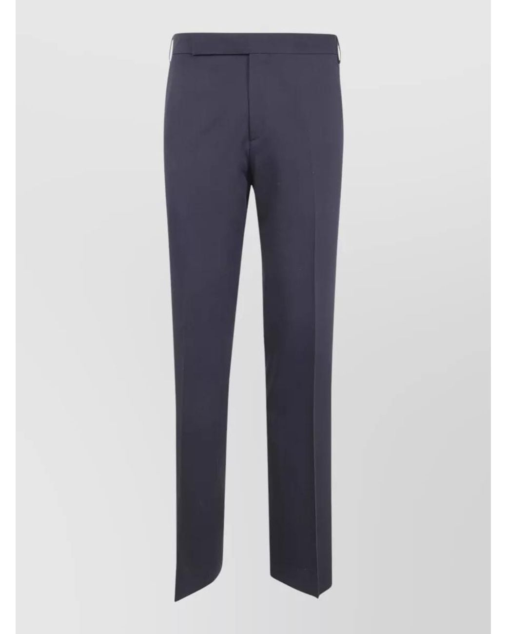 Lardini Blue Virgin Wool Tailored Trousers for men