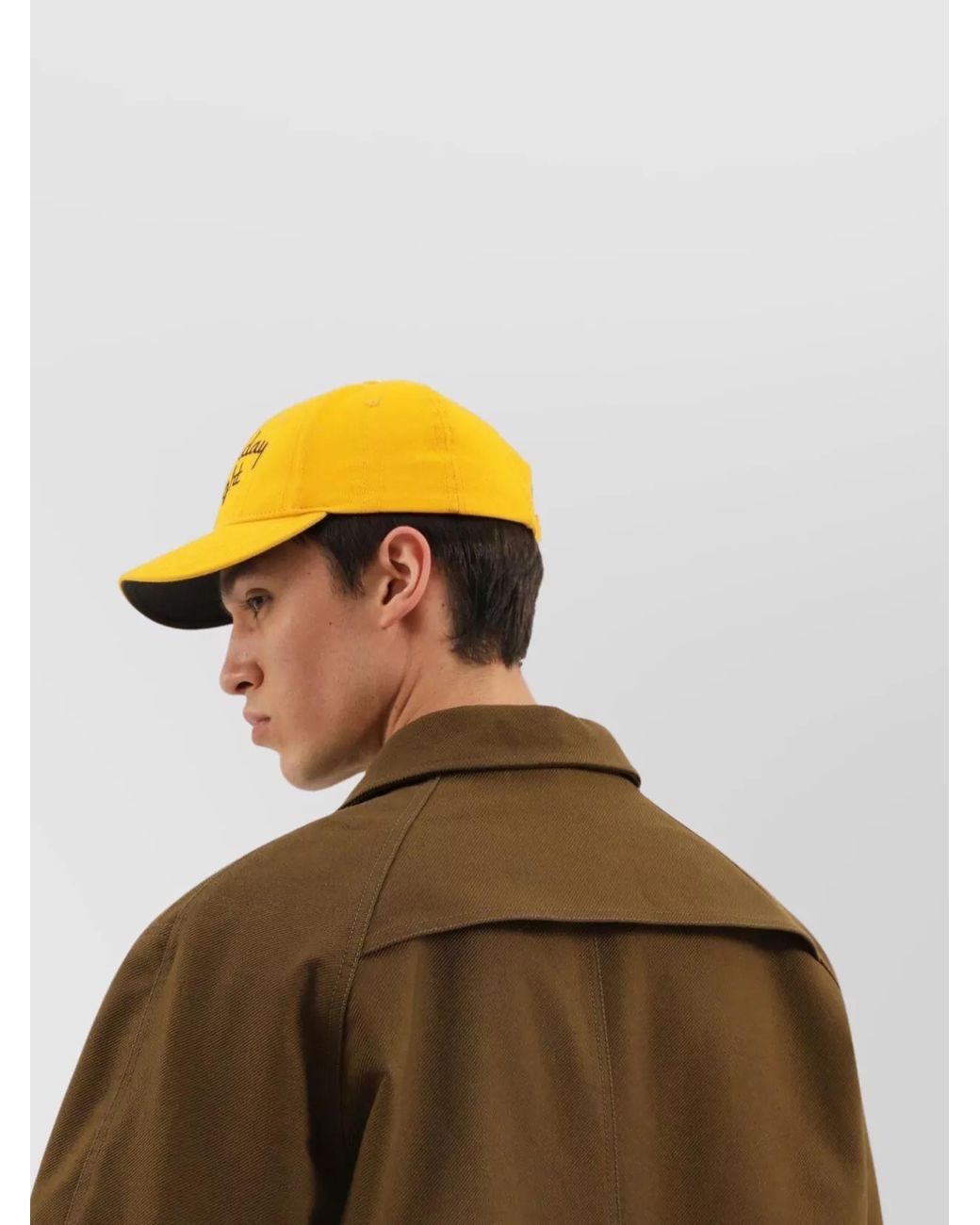 1989 STUDIO Green Cotton Single Breasted Coat for men