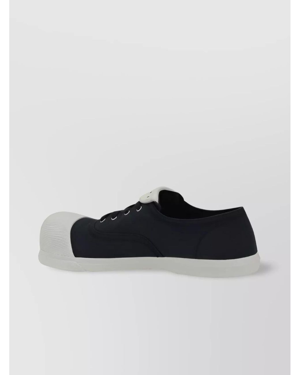 Marni Black Logo Print Low Top Sneakers for men