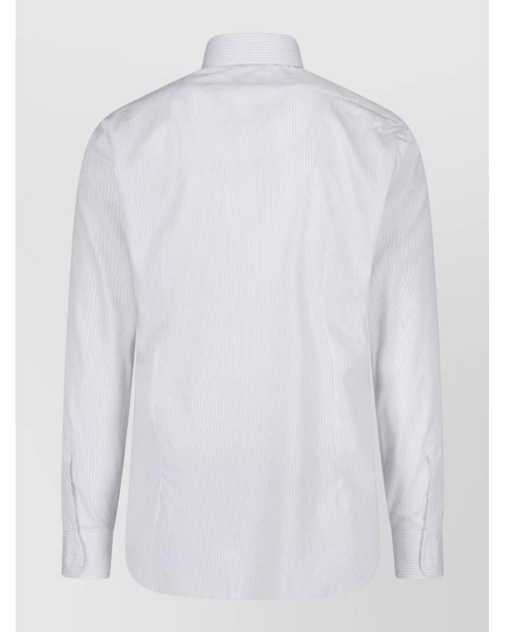 Barba Napoli White Casual Shirt for men