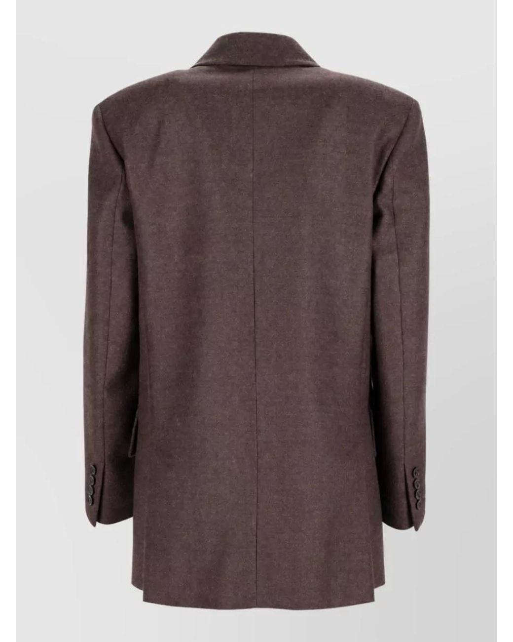 Max Mara Brown Double-Breasted Coat