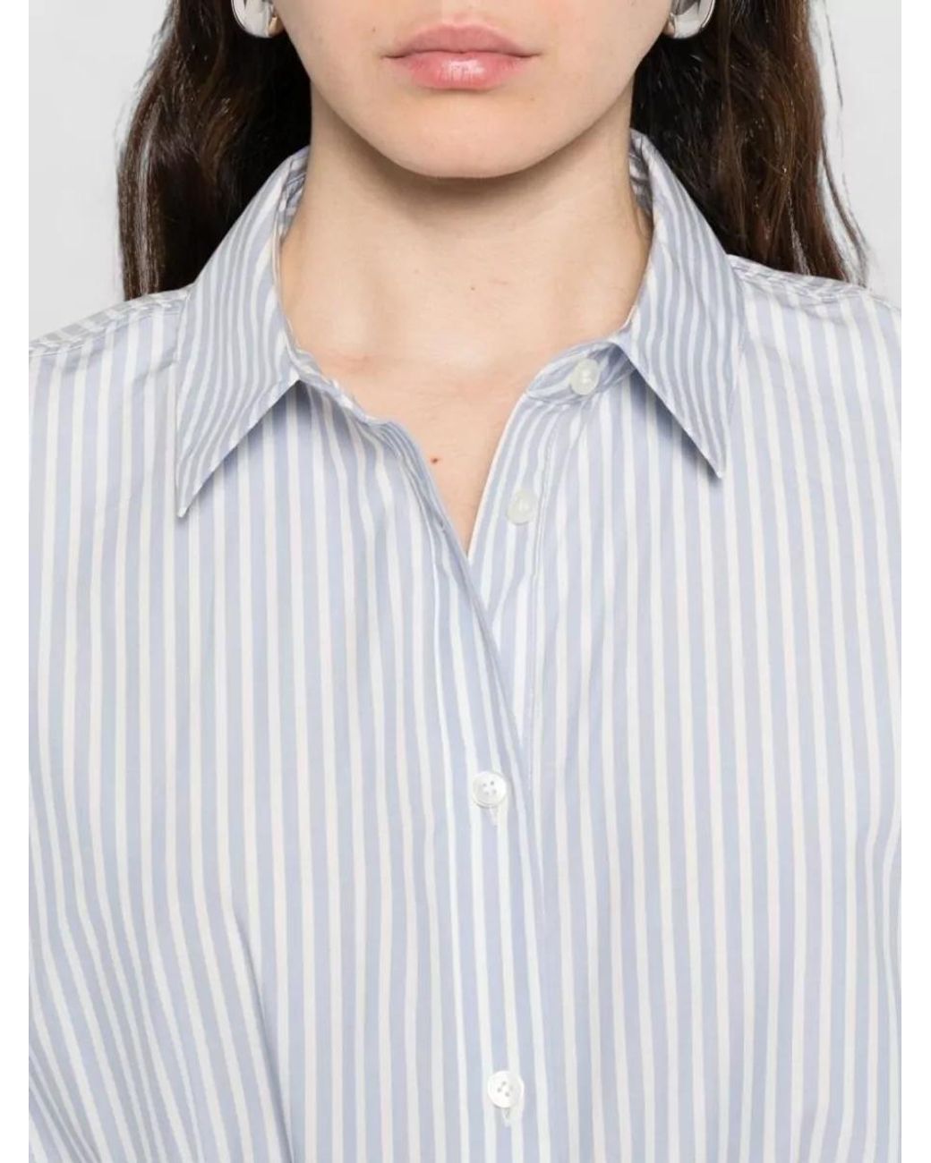 Woolrich White Striped Cotton Shirt