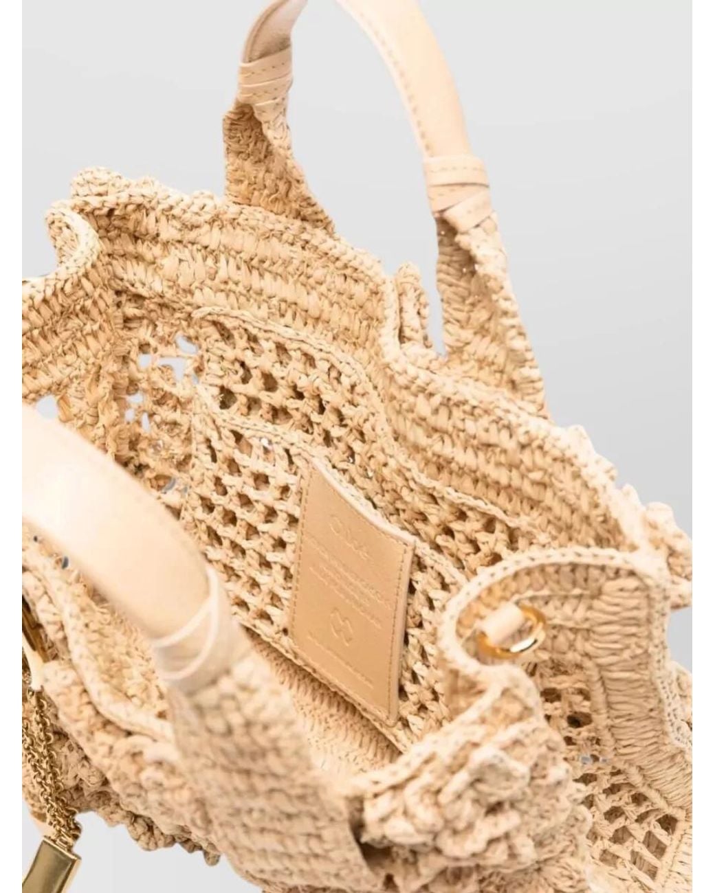 Chloé Natural Raffia Shoulder Bag
