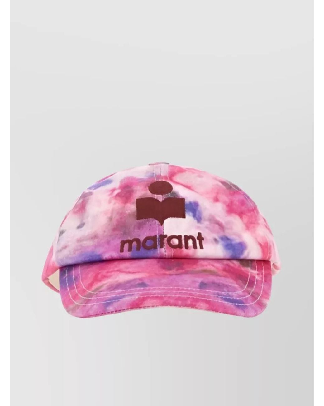Isabel Marant Pink Printed Cotton Baseball Cap
