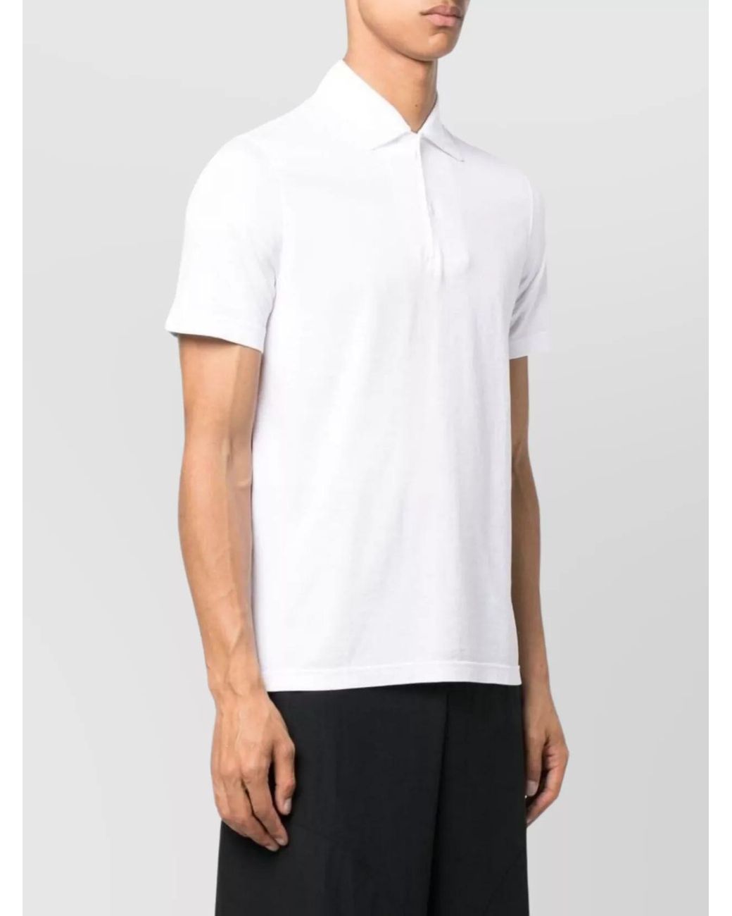 Aspesi White Polo Shirt for men