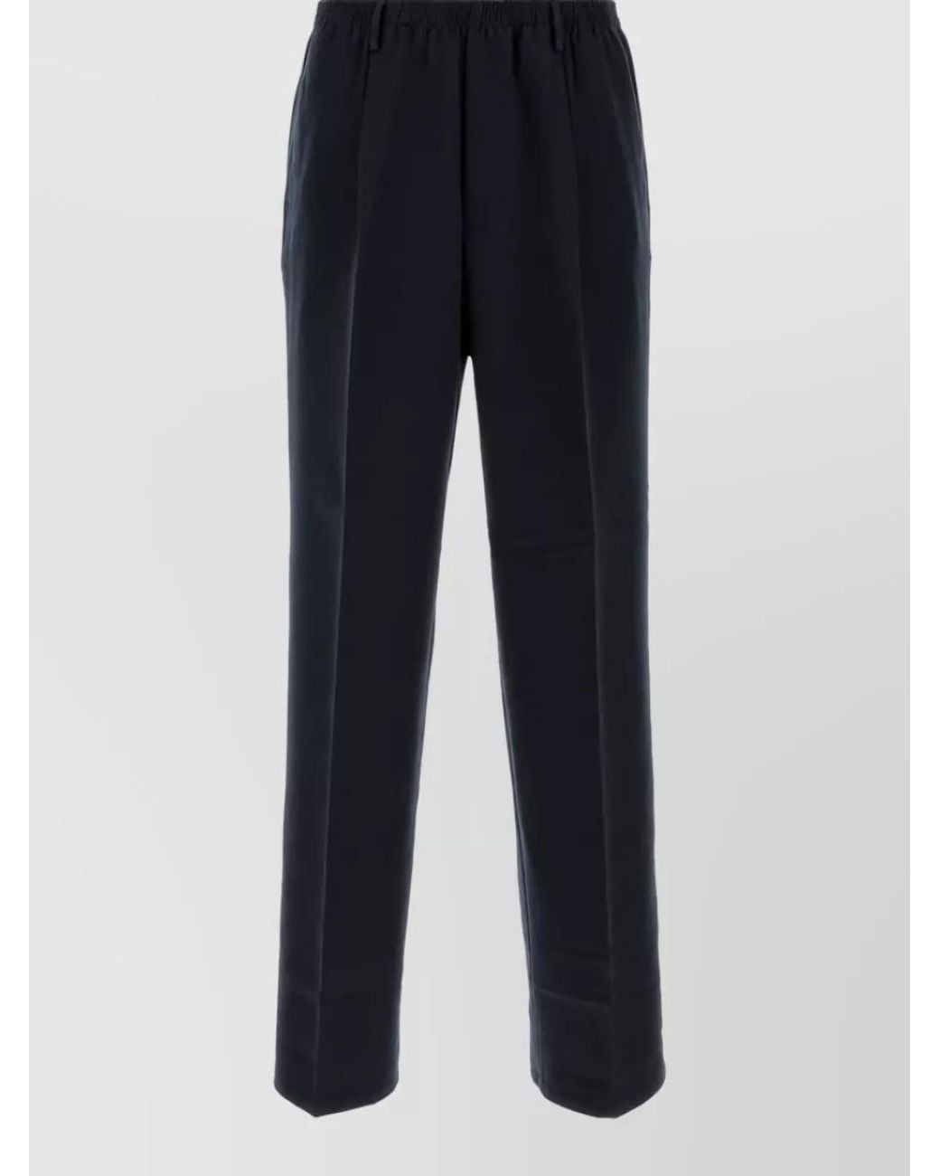 Cellar Door Blue Loose Fit Trousers for men