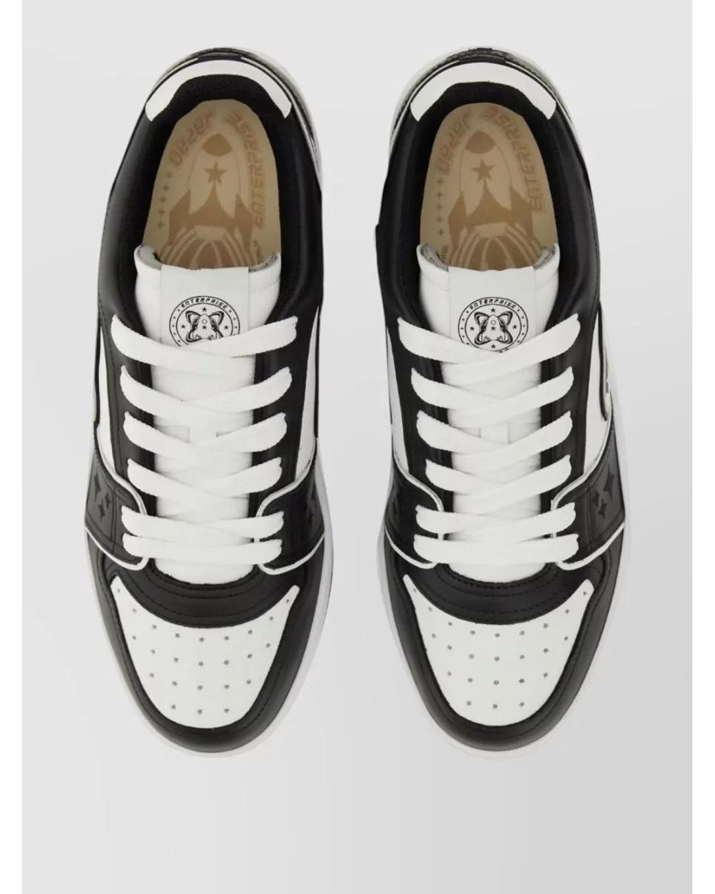 ENTERPRISE JAPAN Black Low-Top Sneakers for men