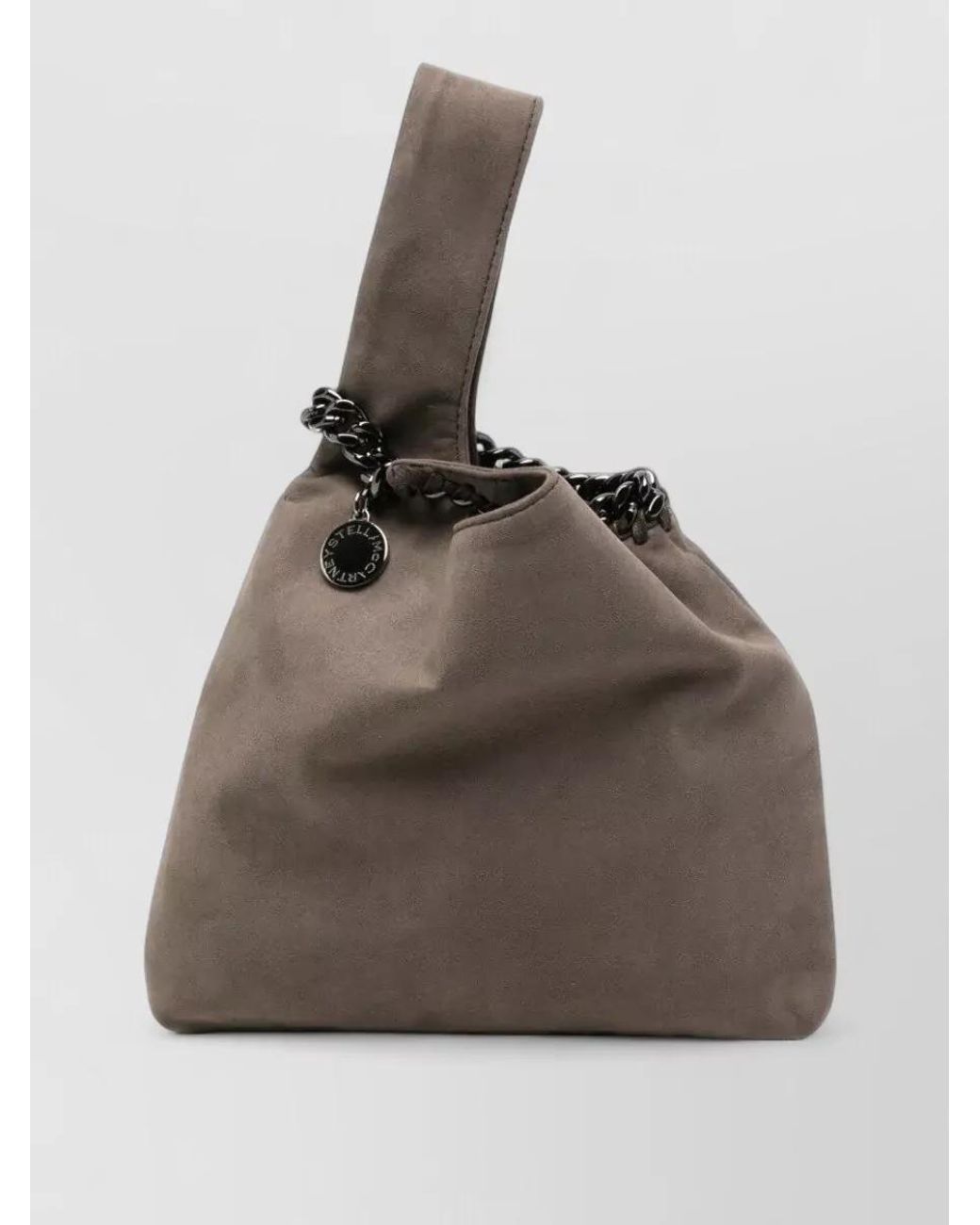 Stella McCartney Brown Falabella Suede Shoulder Bag