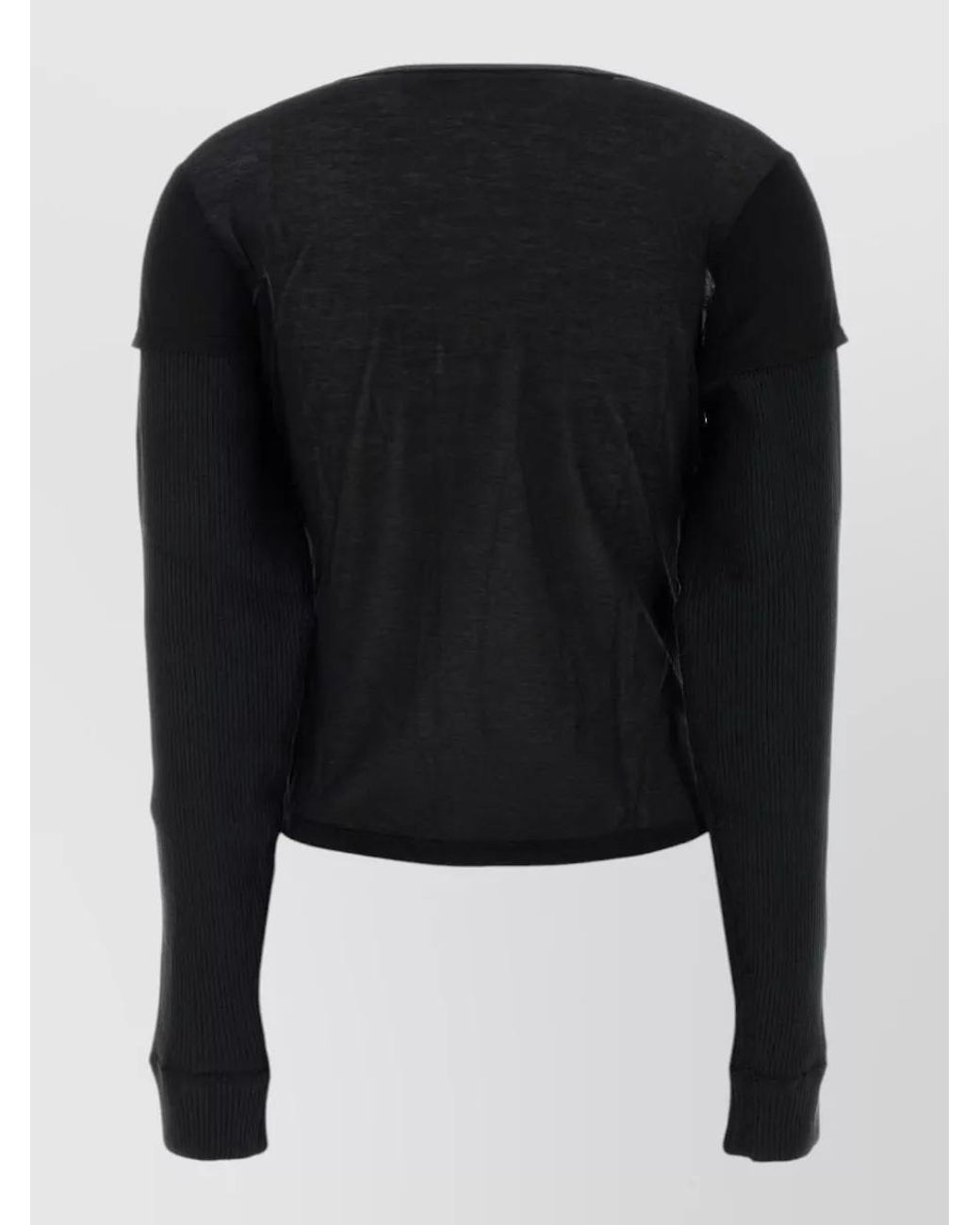 Our Legacy Black Cotton Blend Cardigan