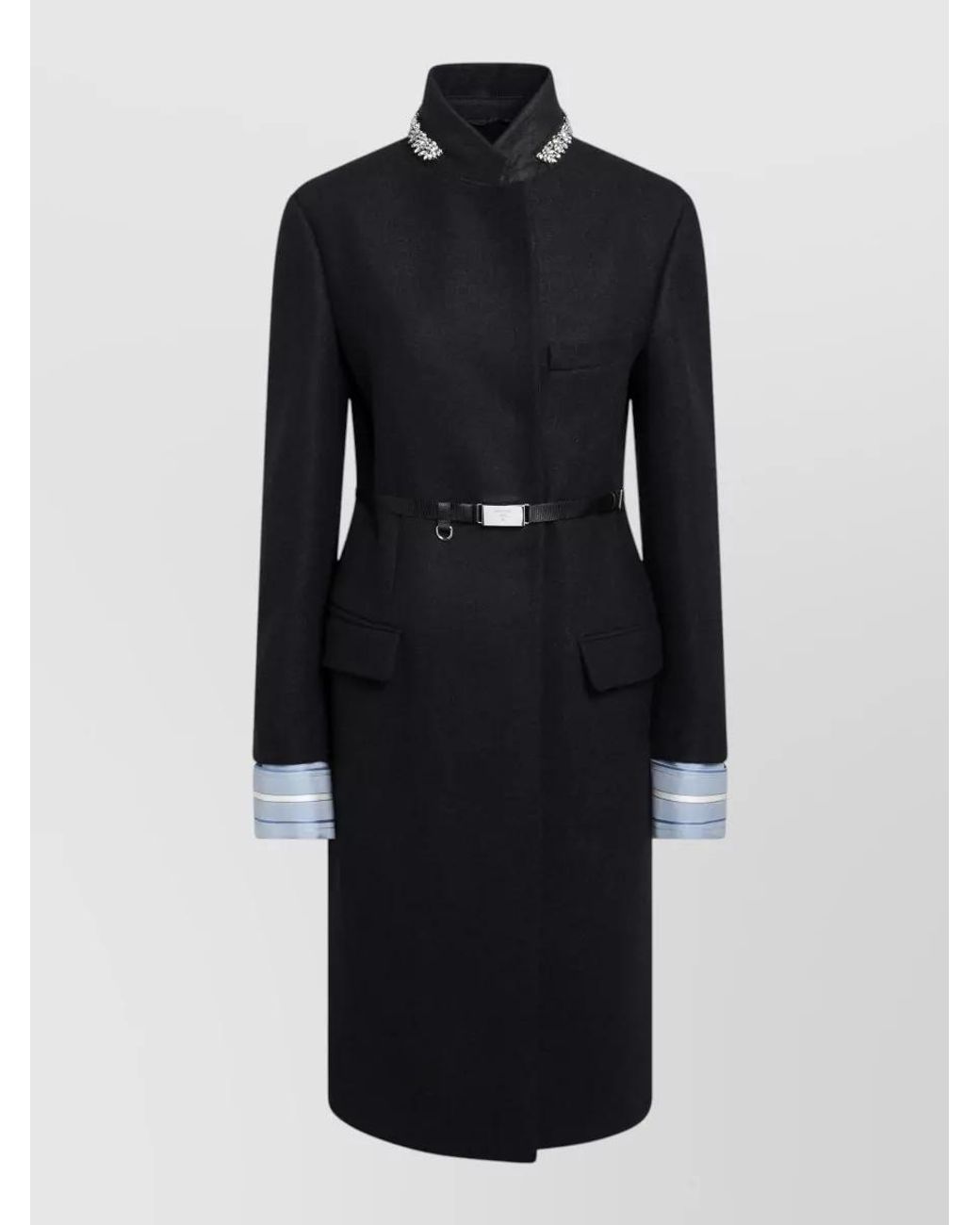 Prada Blue Fitted Jacket