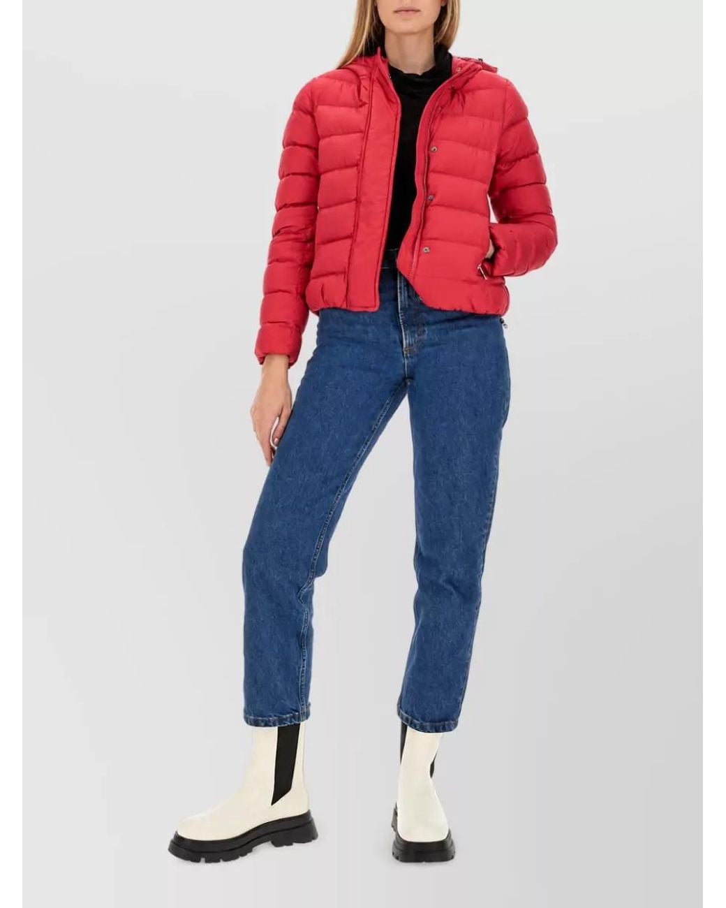 Colmar Red Regular-Fit Puffer Jacket