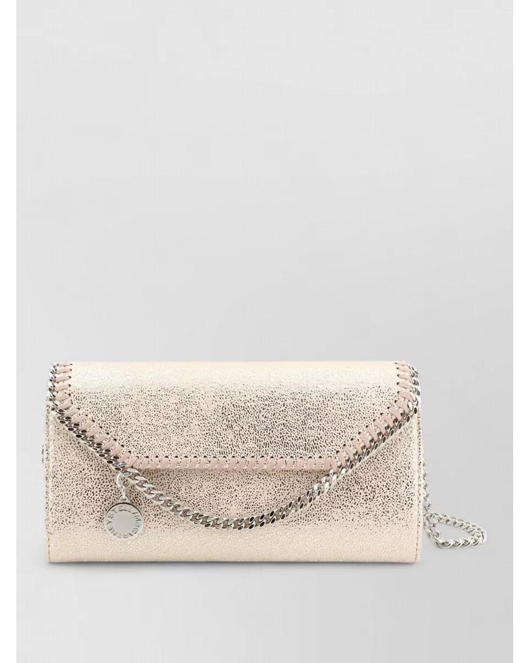 Stella McCartney Natural Falabella Continental Wallet Clutch Bag